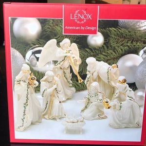 Lenox miniature nativity 7 piece set